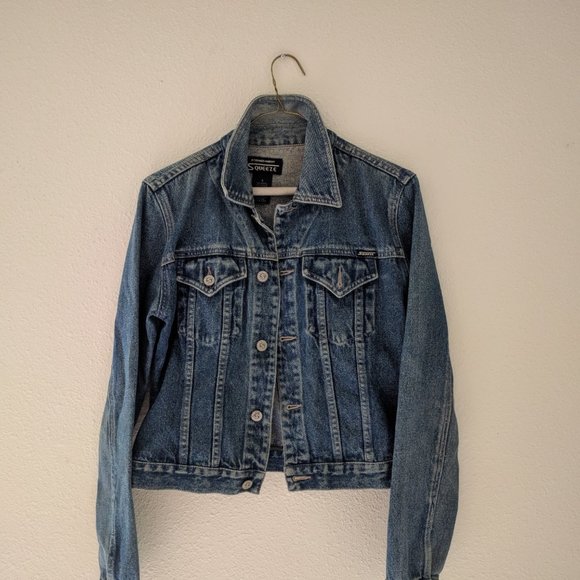 Hand Embroidered Jean Jacket - Picture 3 of 3